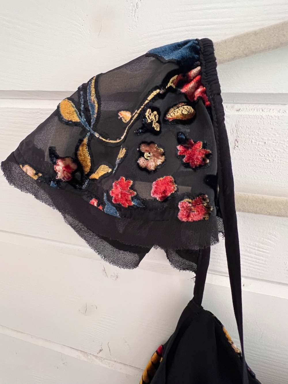 Free People Black Floral Midi Skirt - Picture 9 of 14